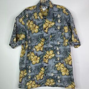 Vintage Cherokee Waikiki Short Sleeve Hawaiian Shirt Size Large